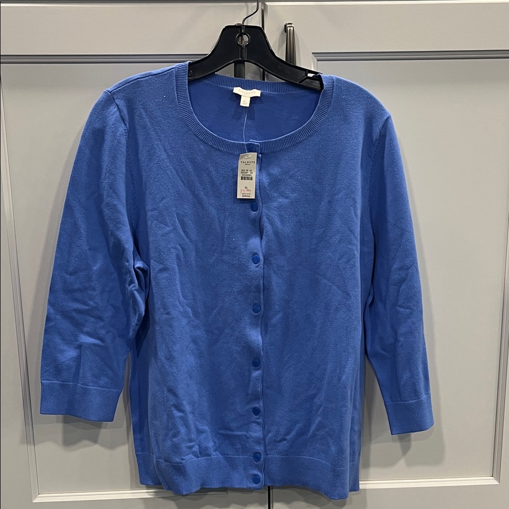 Talbots Royal Blue Knit Sweater